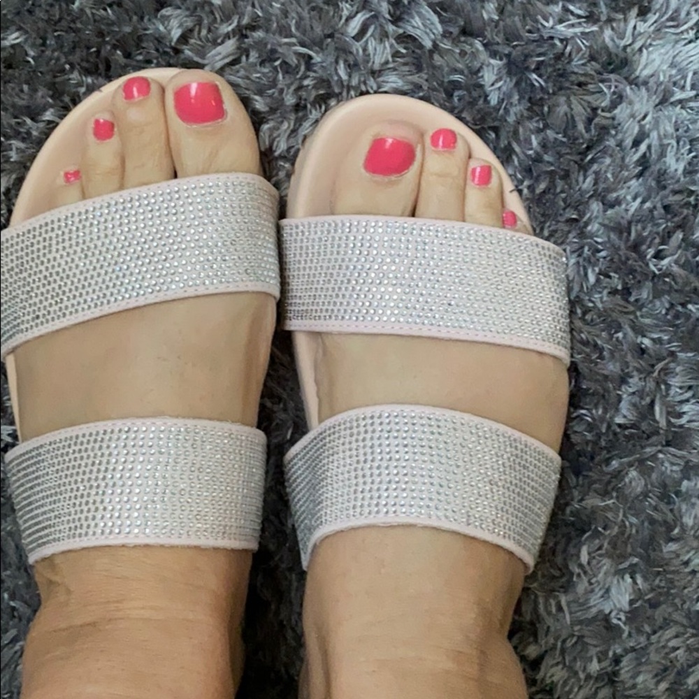 Crystal Flip Flops